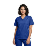 M&M SCRUBS Classic Unisex 3 Pocket Scrub Top - CHK101 - Image 6