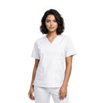 M&M SCRUBS Classic Unisex 3 Pocket Scrub Top - CHK101 - Image 7