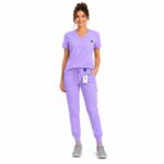 M&M Scrubs Style 4887 Lilac Scrubs