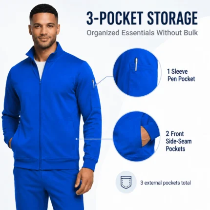 M&M Scrubs Style 1080 true royal blue product details