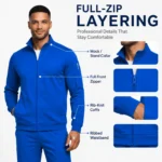 M&M Scrubs Style 1080 true royal blue product details