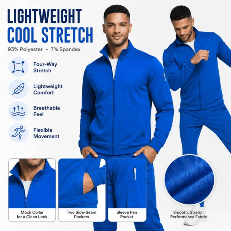 M&M Scrubs Style 1080 true royal blue product details