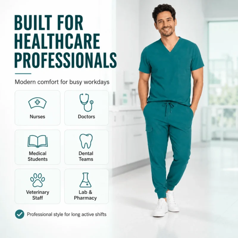 M&M Scrubs Style 3500 true hunter green product details