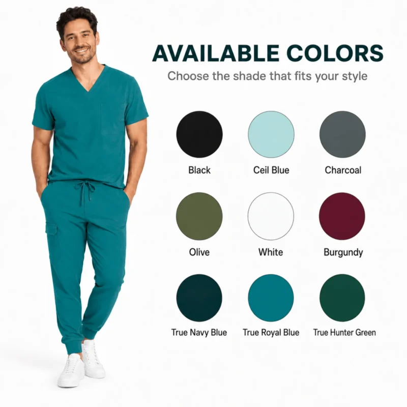 M&M Scrubs Style 3500 true hunter green product details