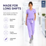 M&M Scrubs Style 4887 lilac product details